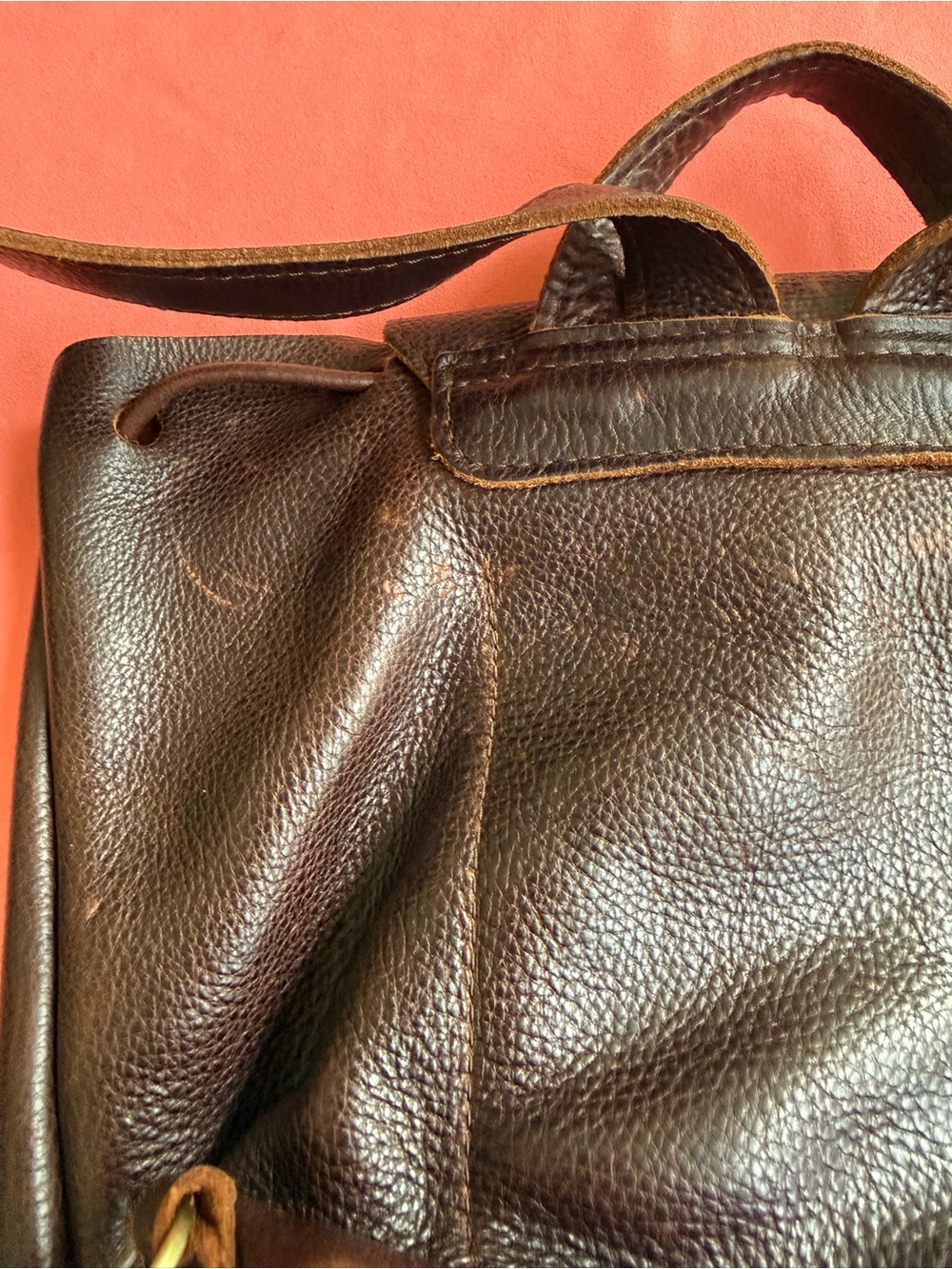 Portland Leather “Almost Perfect” Bucket Backpack - Picture 7 of 10